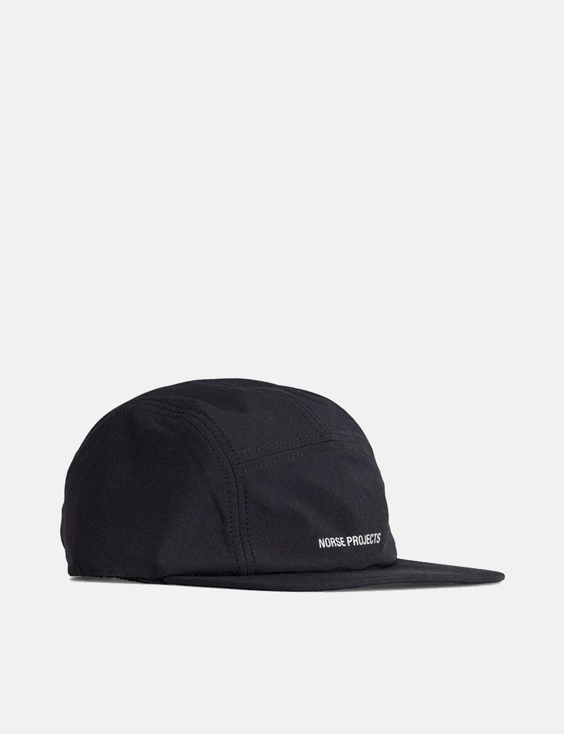 Casquette Norse Projects Travel 5 panneaux noir