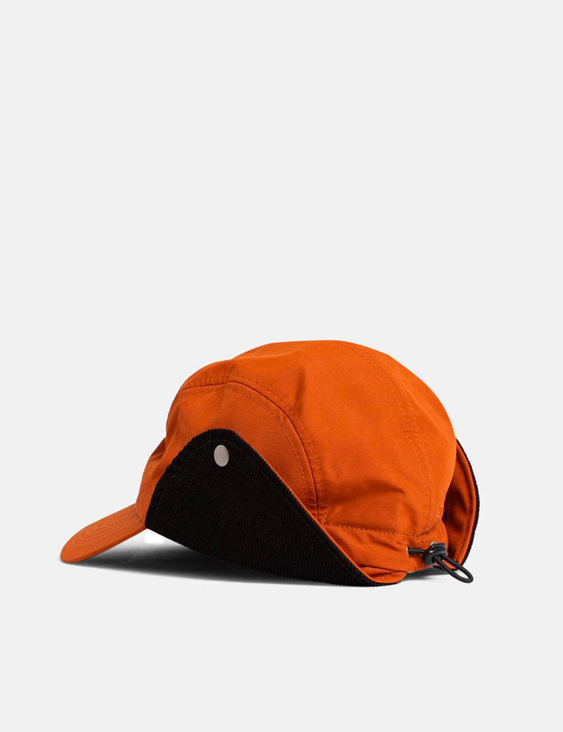 Norse Projects Nylon Flap Cap - Burnt Orange