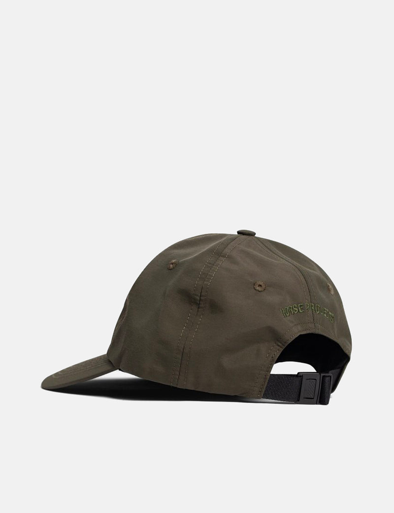 Norse Projects Nylon N Sports Cap - Ivy Green