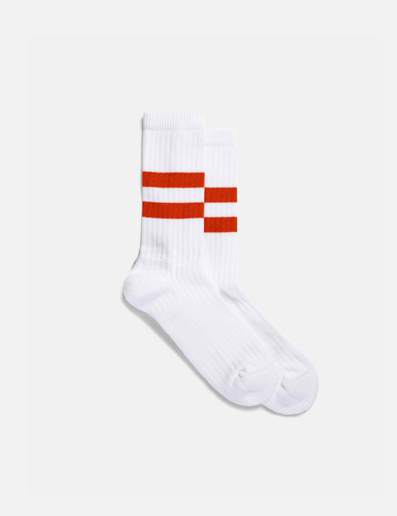 Norse Projects Bjarki Cotton Sports Socks - Burnt Orange