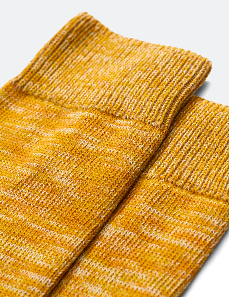 Norse Projects Bjarki Blend Socks - Montpellier Yellow
