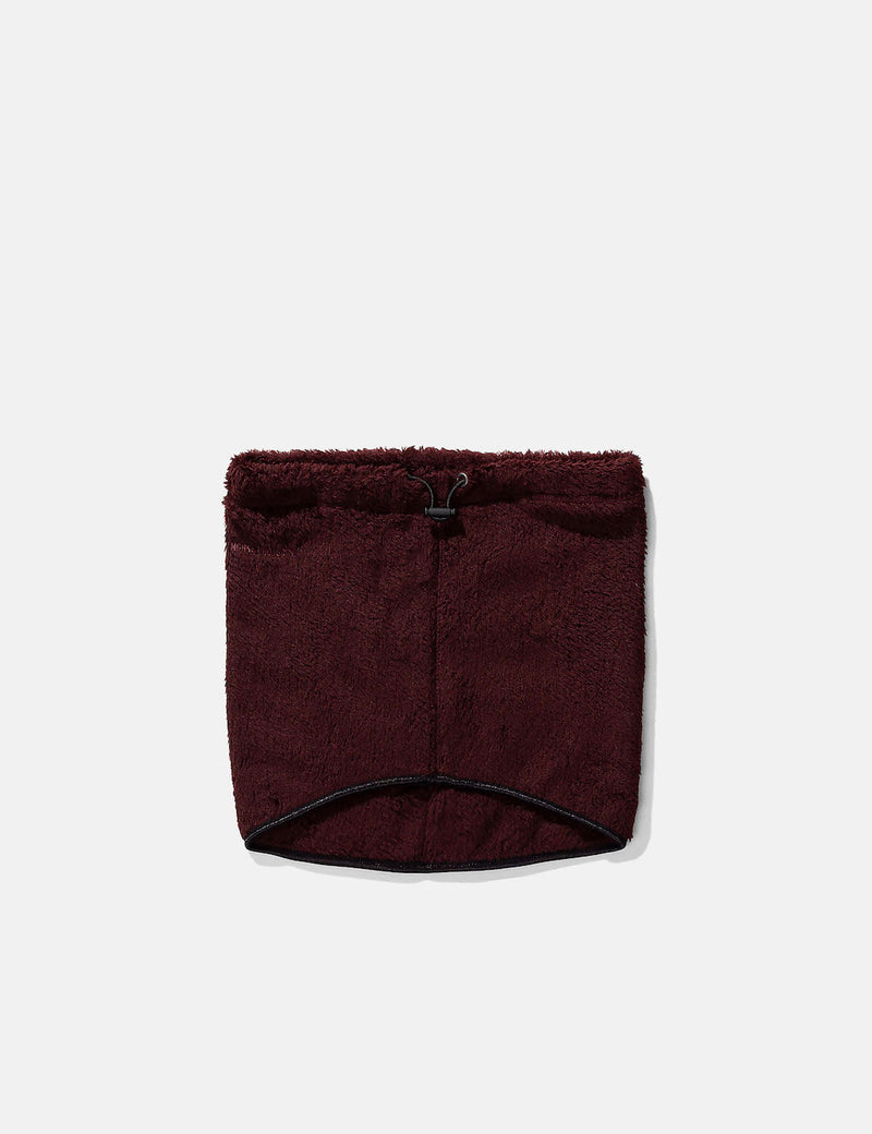 Norse Projects Fleece Neck Warmer - Mulberry Red