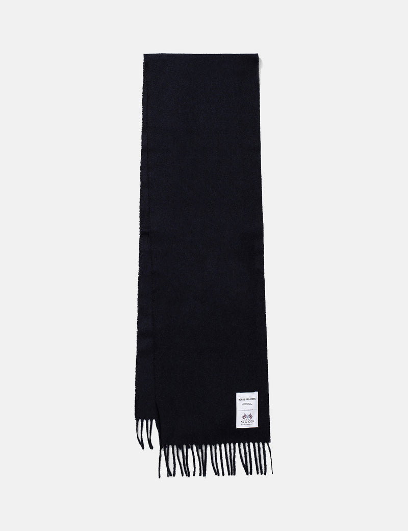 Norse Projects Moon LambswoolScarf-ダークネイビー