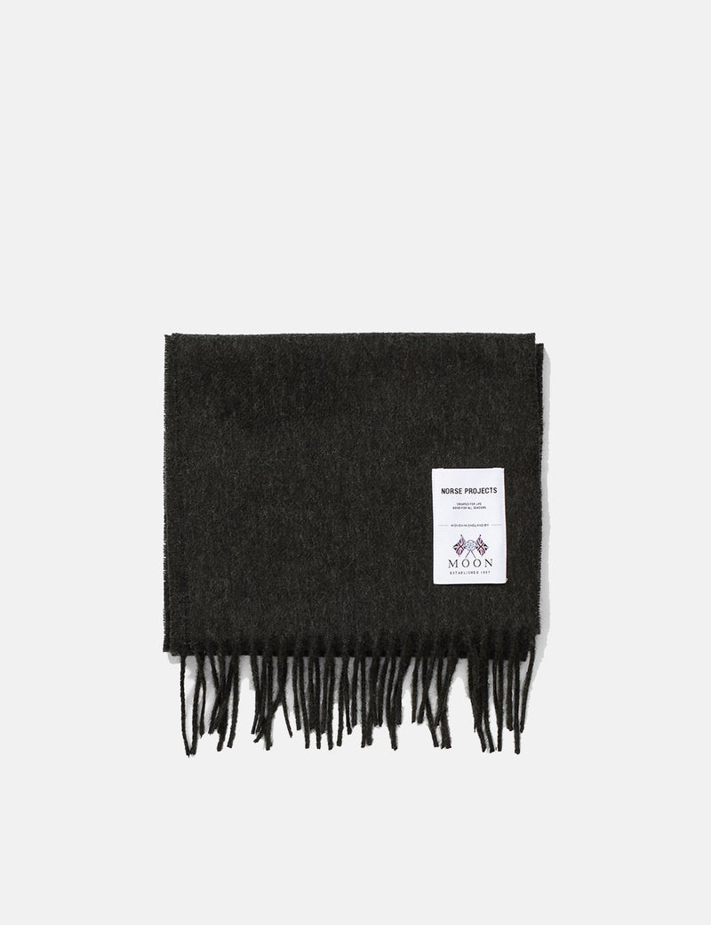 Norse Projects Moon LambswoolScarf-ブナグリーン