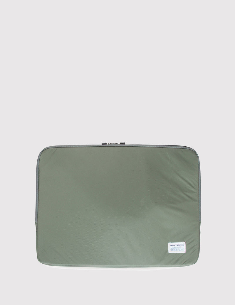 Norse Projects Thorstein 15" Laptop Sleeve (Ripstop) - Dried Olive