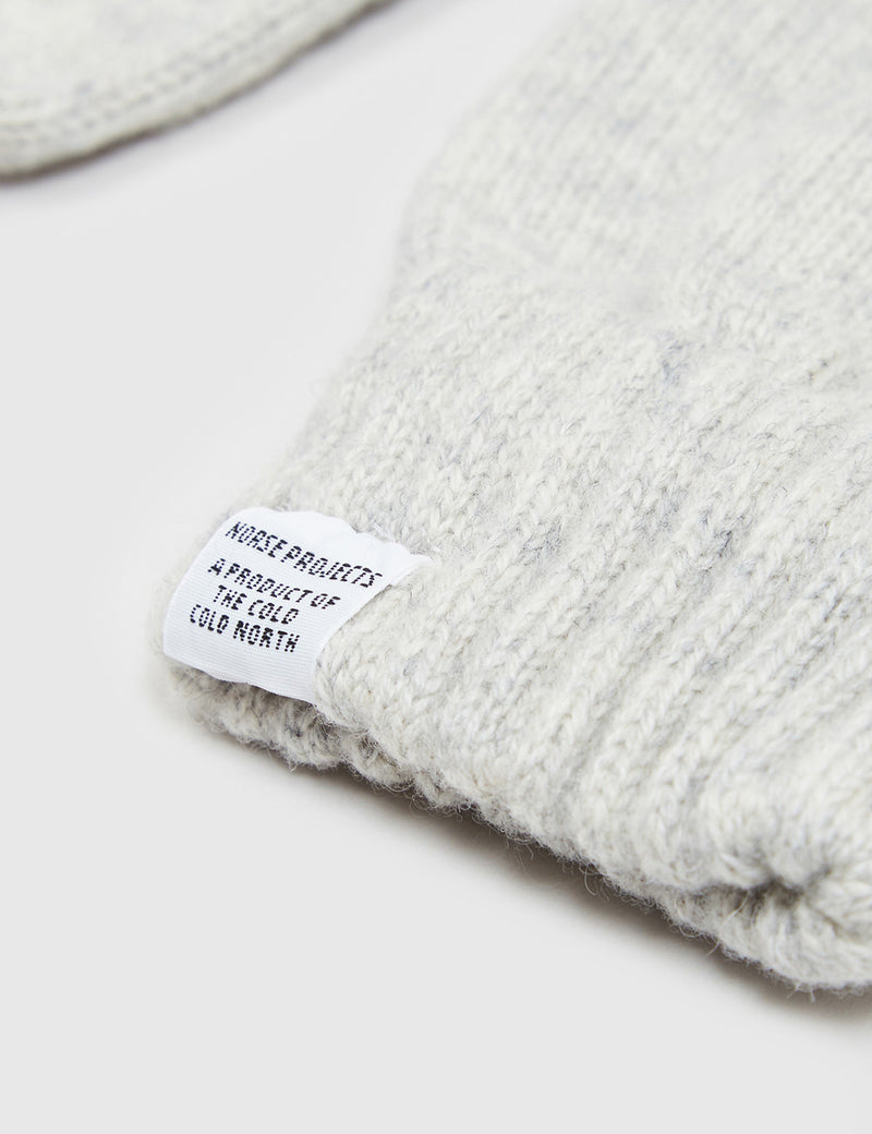 Norse Projects Norse Gloves - Light Grey Melange