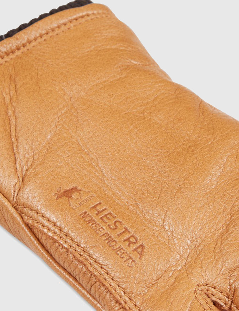 Norse Projects x Hestra Utsjo Sport Gloves (Leather) - Tobacco
