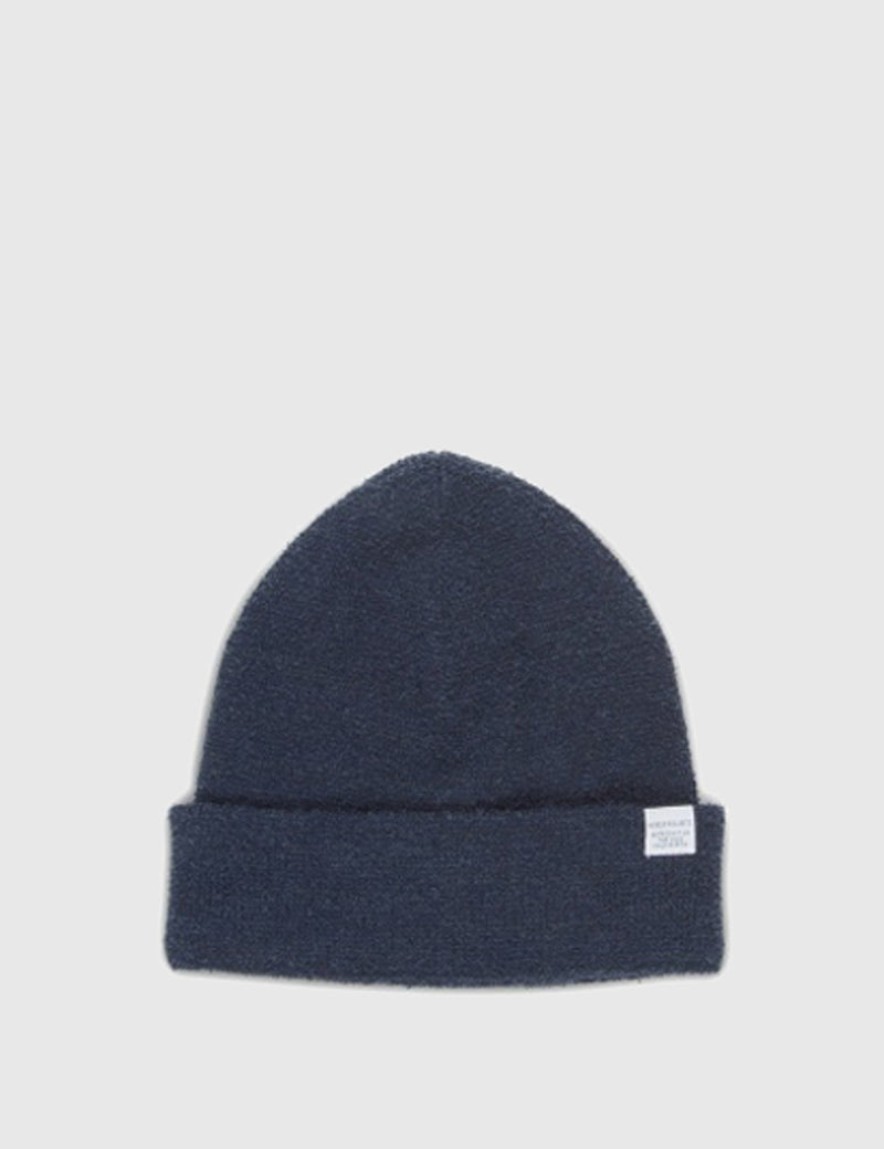 Bonnet à Texture Norse Projects Norse - Navy