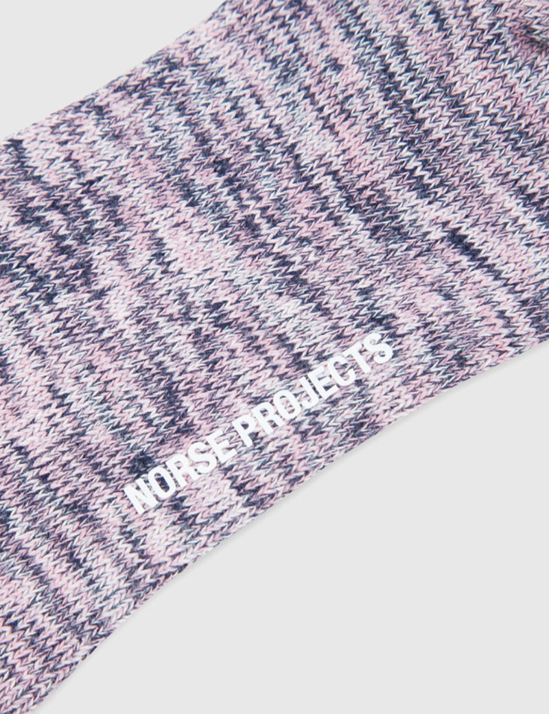 Norse Projects Bjarki Blend Socks - Boundary Blue