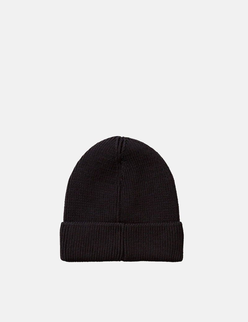 Norse Projects Cotton Watch Beanie Hat - Black