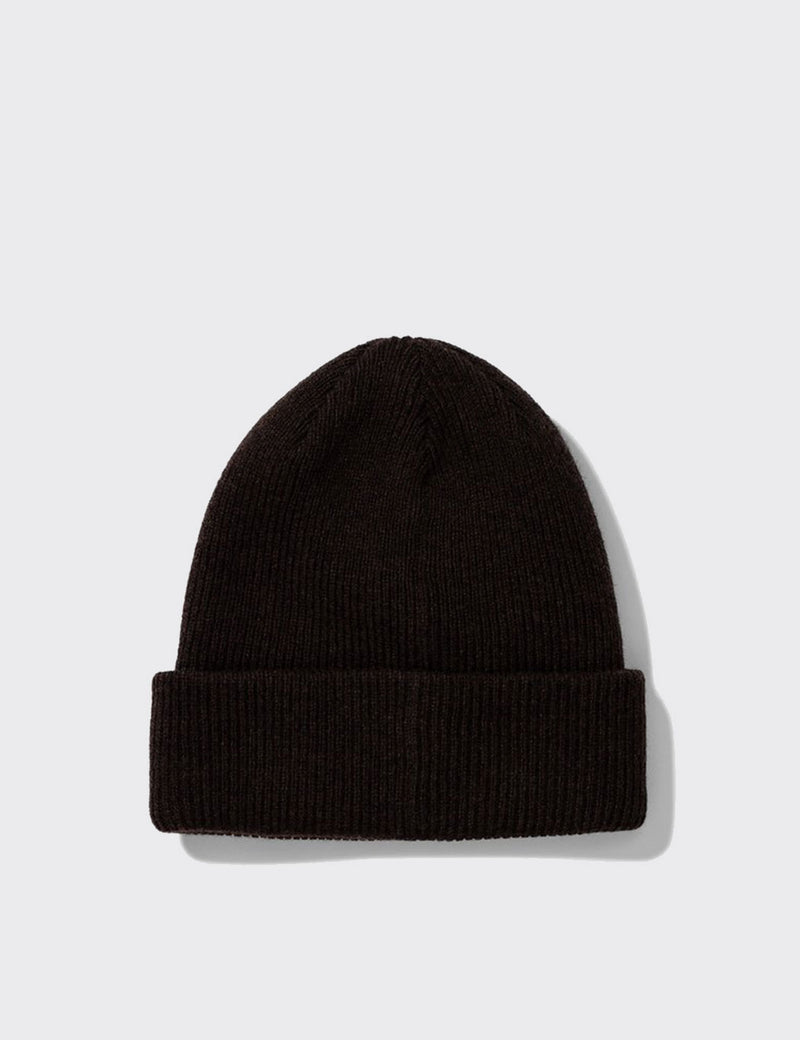 Norse Projects Norse Beanie - Truffle Dark Brown