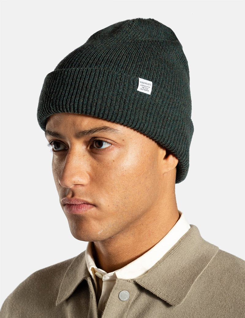 Norse Projects Norse BeanieHat-フォレストグリーン