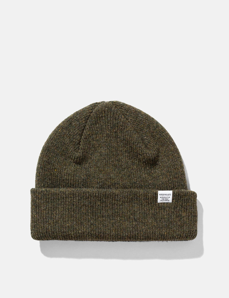 Norse Projects Norse Beanie-아이비 그린
