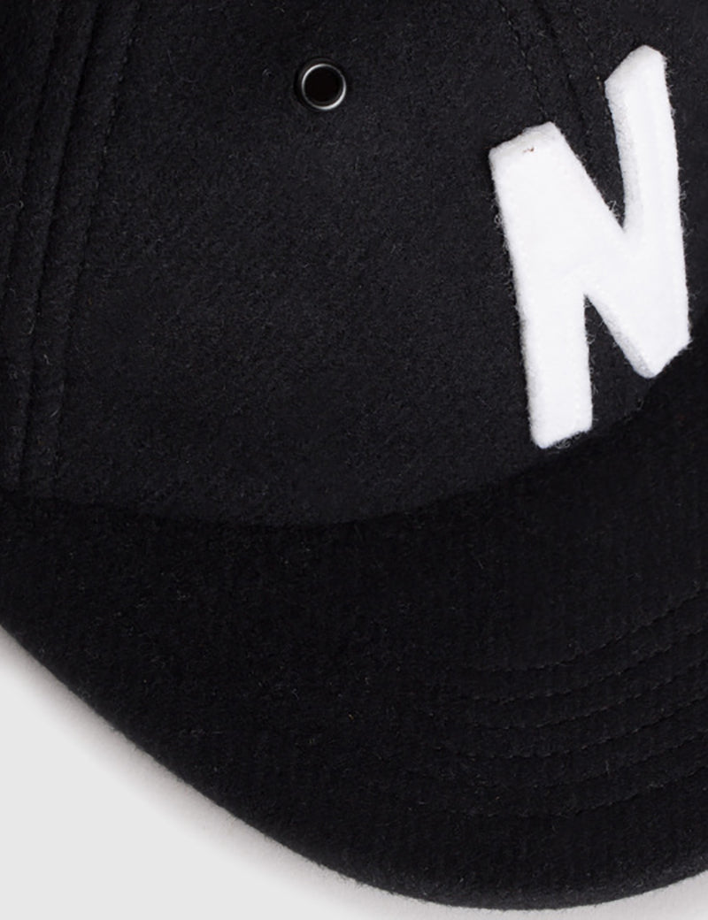 Norse Projects Norse Wool Cap - Black