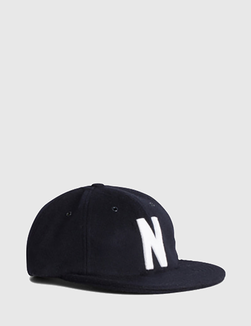 Casquette Norse Projects Norse Wool - Bleu Marine