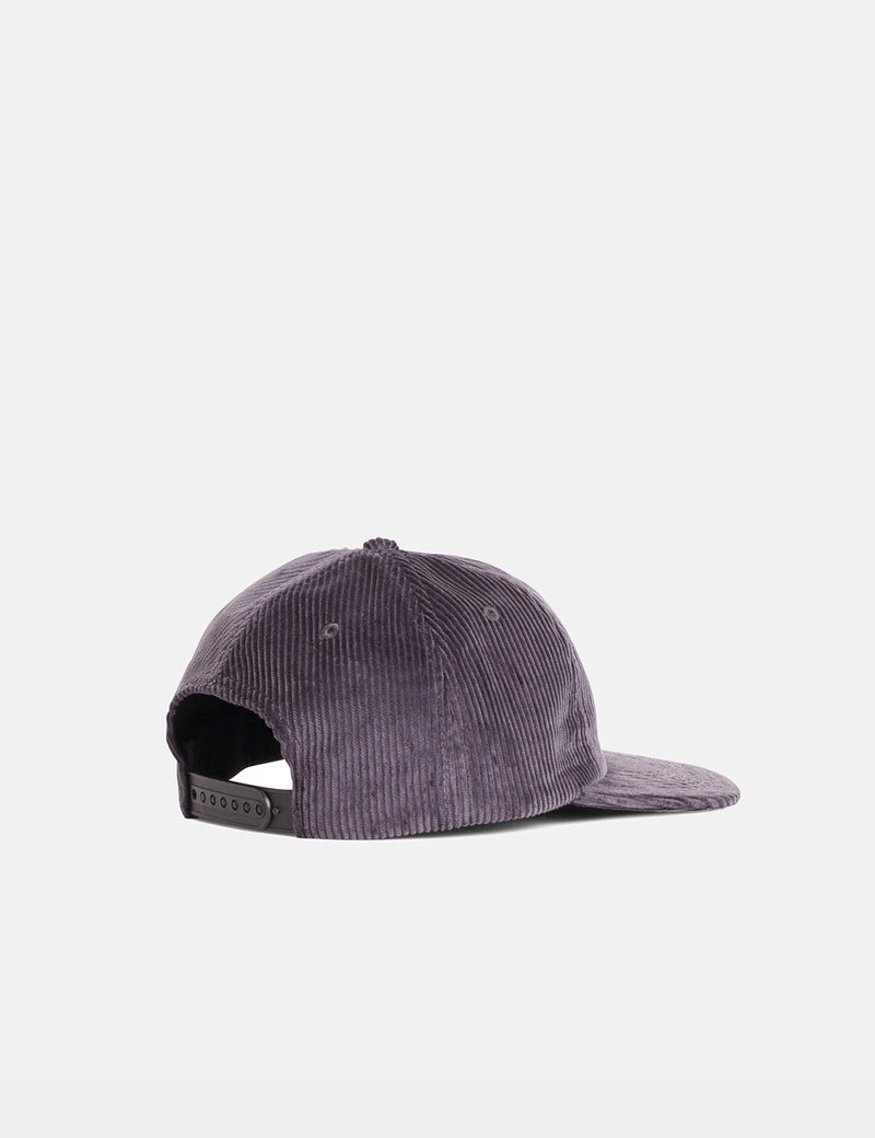 Norse Projects 6-Panel Cap (Corduroy) - Mouse Grey