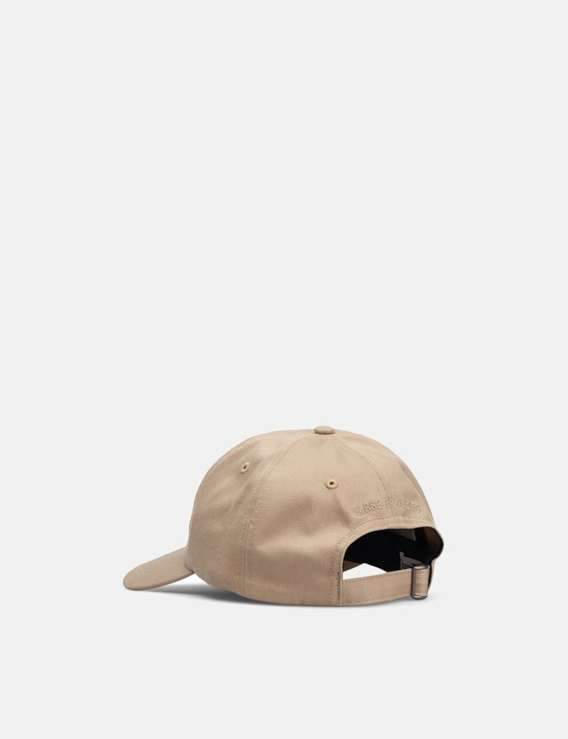 Norse Projects Light Twill Sports Cap - Utility Khaki