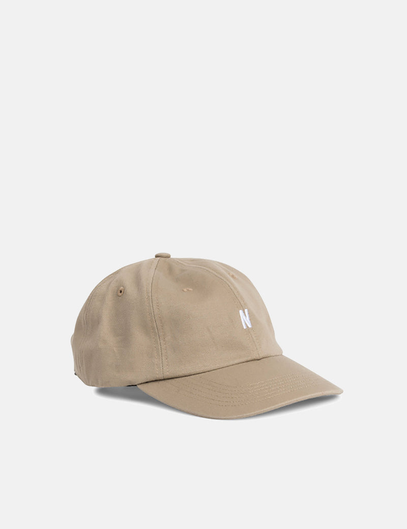 Norse Projects Light Twill Sports Cap - Khaki