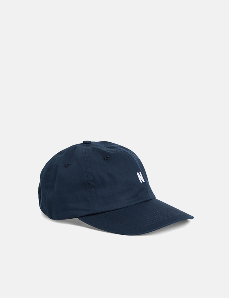 Norse Projects Light Twill Sports Cap - Navy Blue