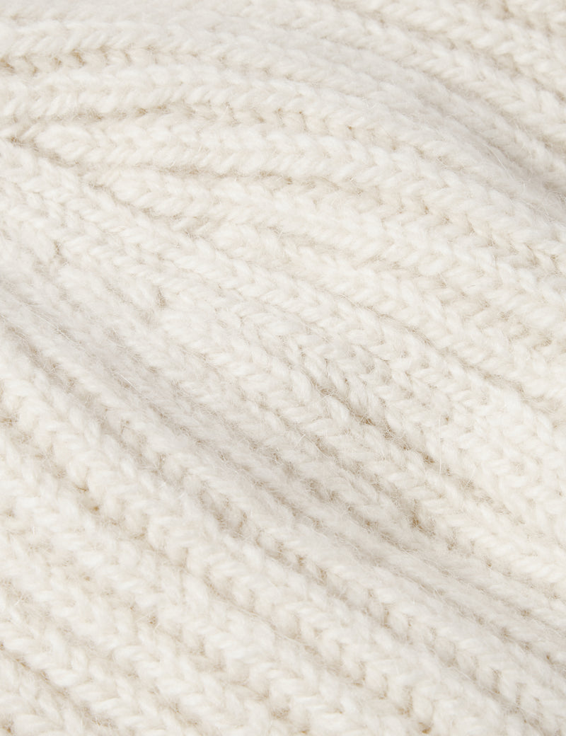 Norse Projects Alpaca Beanie - Ecru