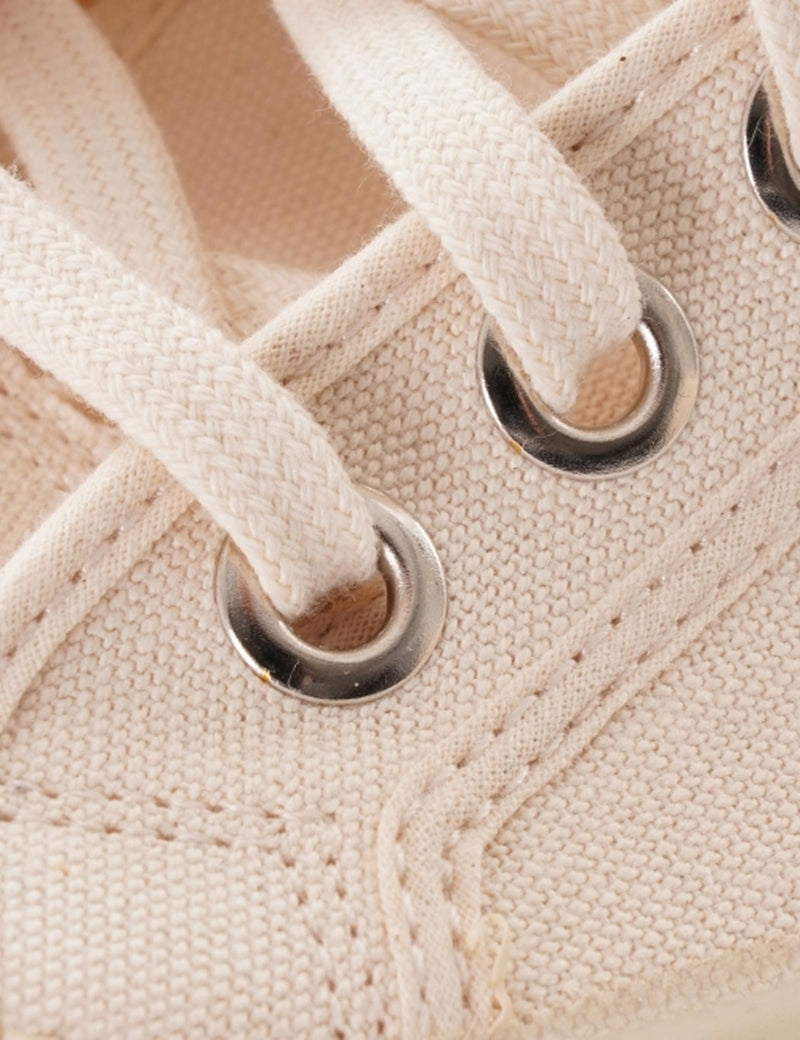 Novesta Star Dribble Trainers (Canvas) - Mono Beige