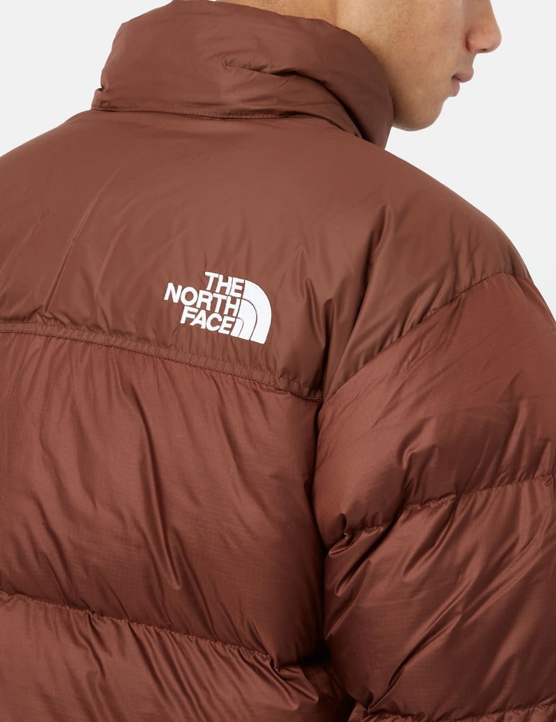 North Face 1996 레트로 눕세 재킷 - 다크 오크 브라운