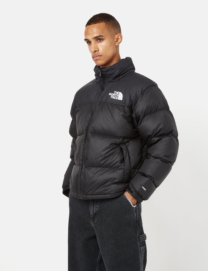 North Face 1996 Retro Nuptse Jacke (packbar) - TNF Schwarz