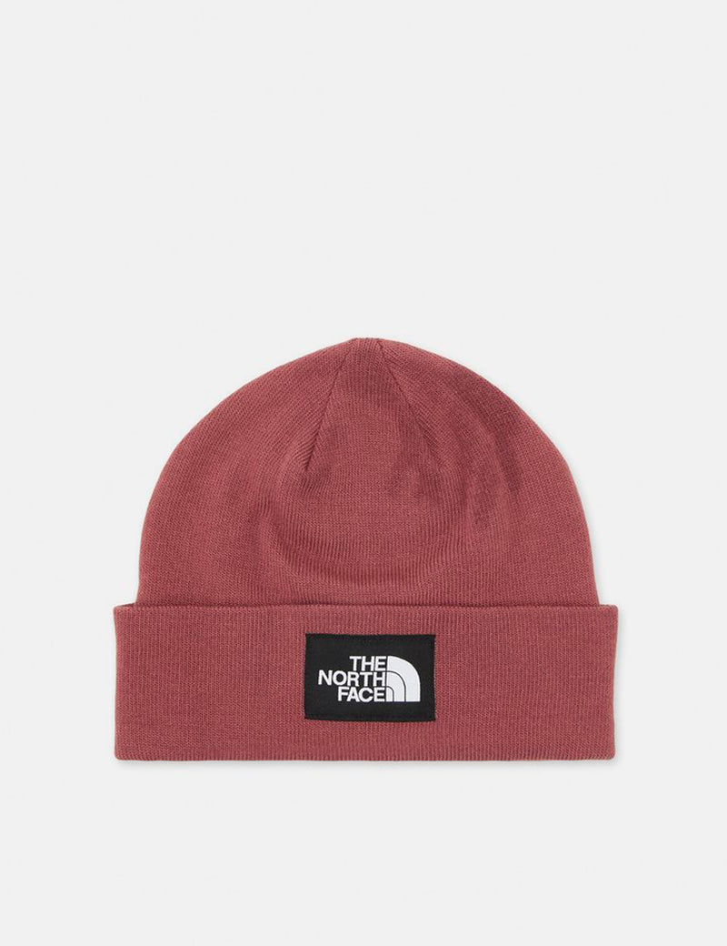North Face Dock Worker Recycled Beanie - Wild Ginger Red