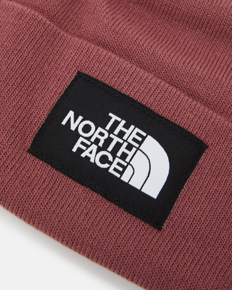 North Face Dock Worker Recycled Beanie - Wild Ginger Red