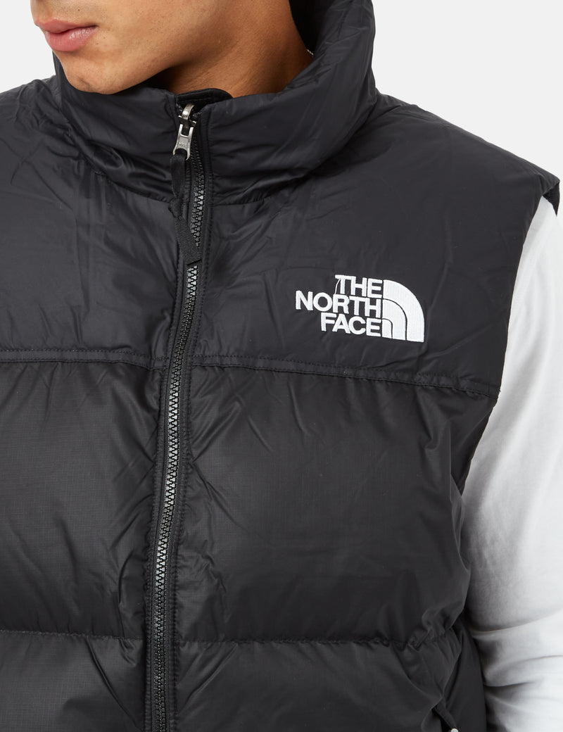 North Face 1996 Printed Retro Nuptse Vest - TNF Black