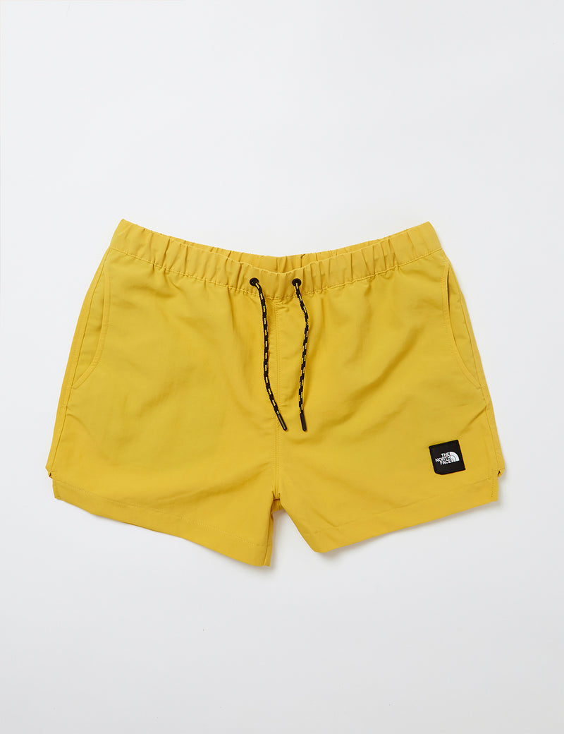 North Face Climb Shorts - Bamboo Yellow