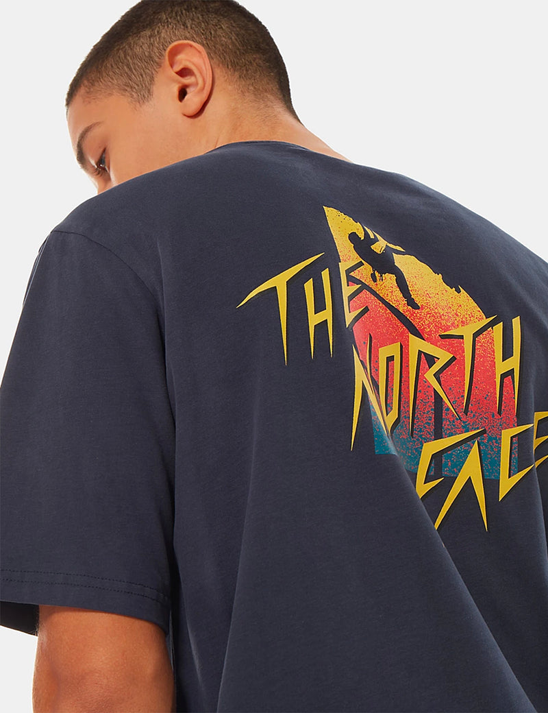 North Face Masters of Stone T-Shirt - Urban Navy Blue