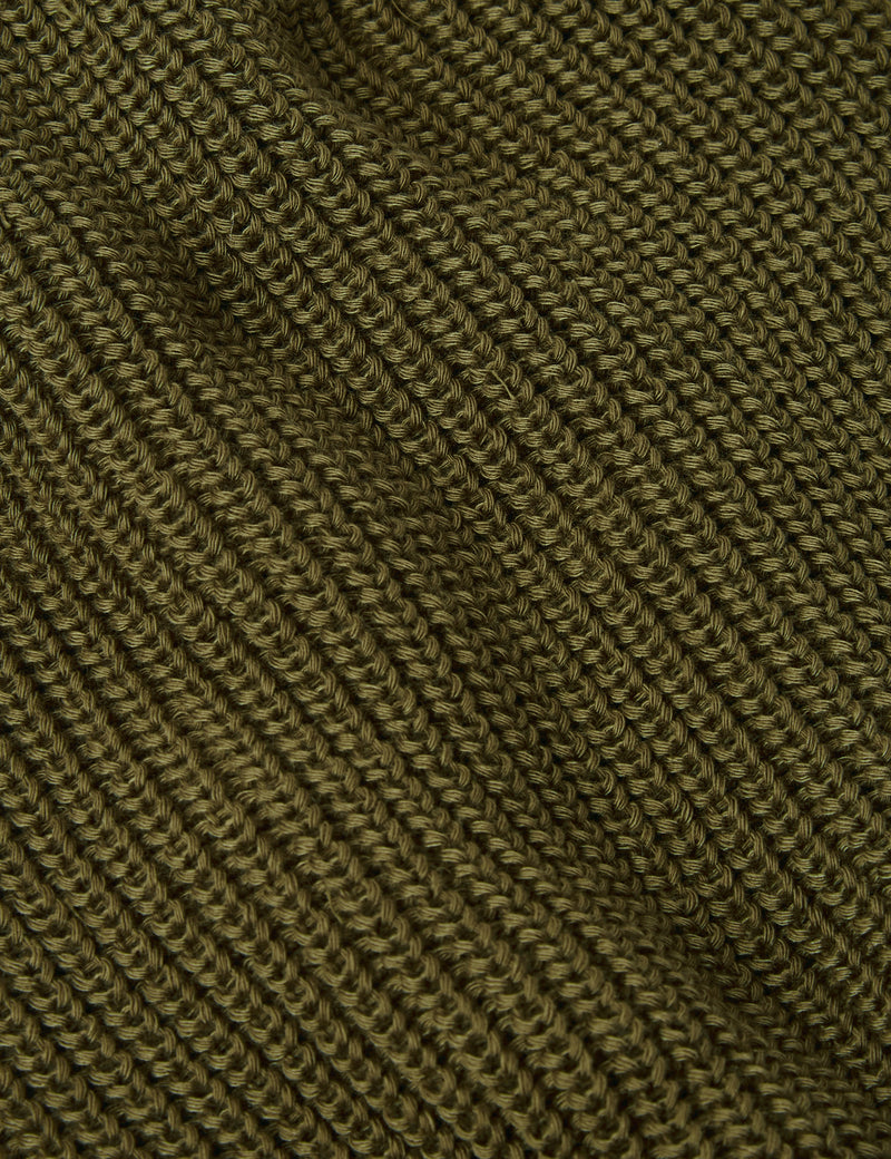 North Face TNF Fisherman Beanie - Military Olive Green