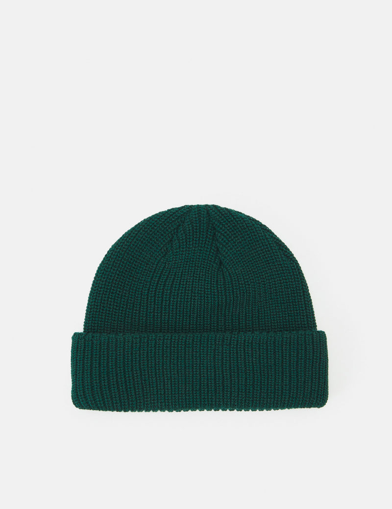 North Face TNF Fisherman Beanie - Ponderosa Green Dark Heather