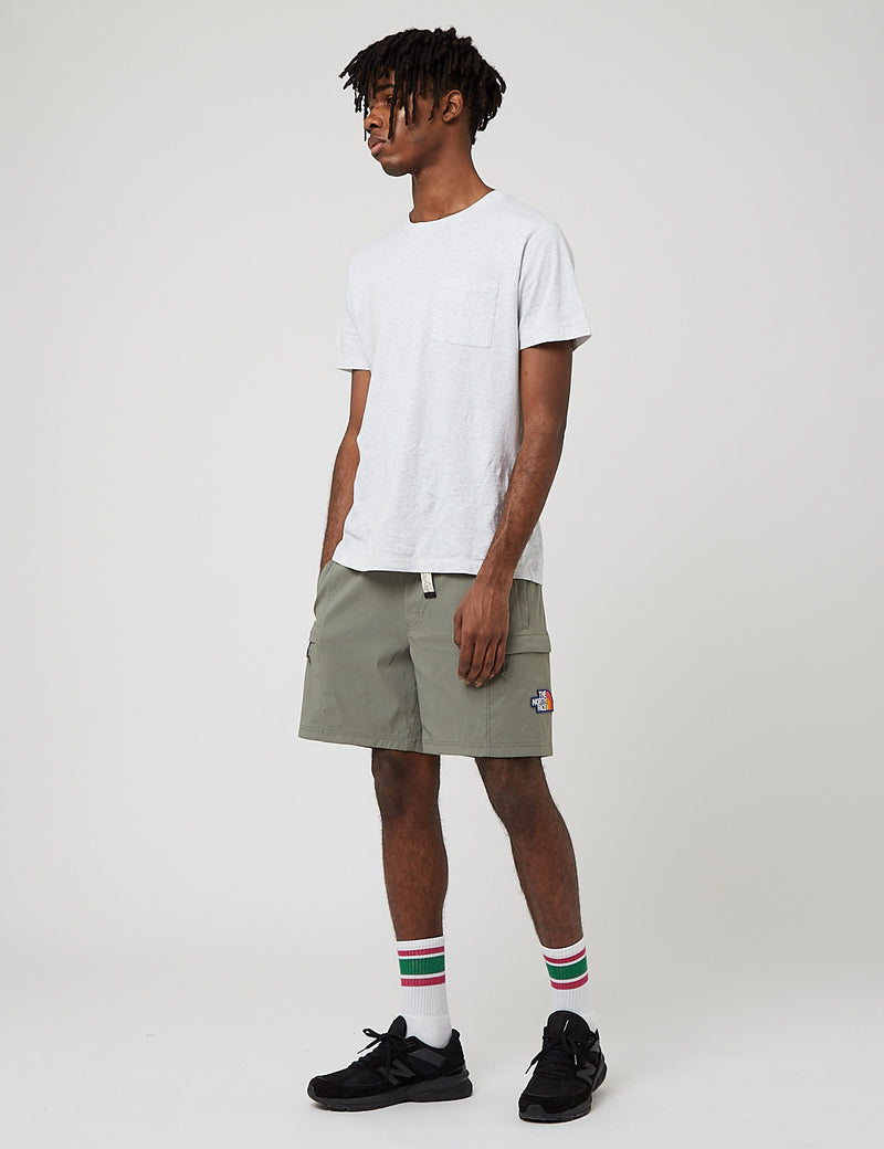 North Face Class V Belted Shorts - Agave Green
