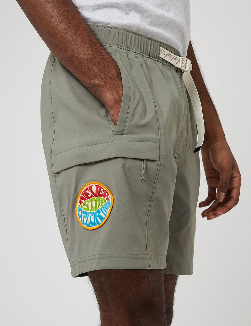 North Face Class V Belted Shorts - Agave Green