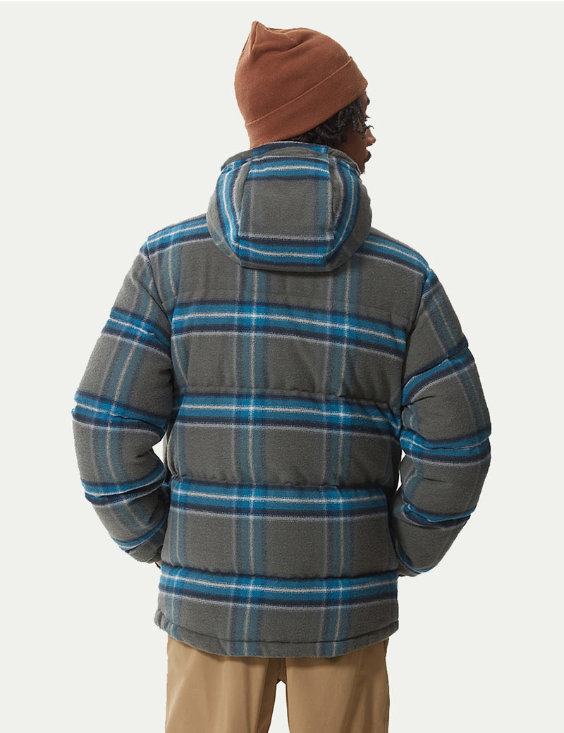 North Face 시에라 다운 울 파카 - Thyme Large Bold Shadow Plaid