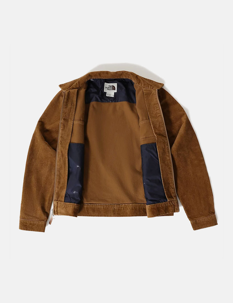 North Face Trucker Jacke - Utility Brown/Aviator Navy Blue