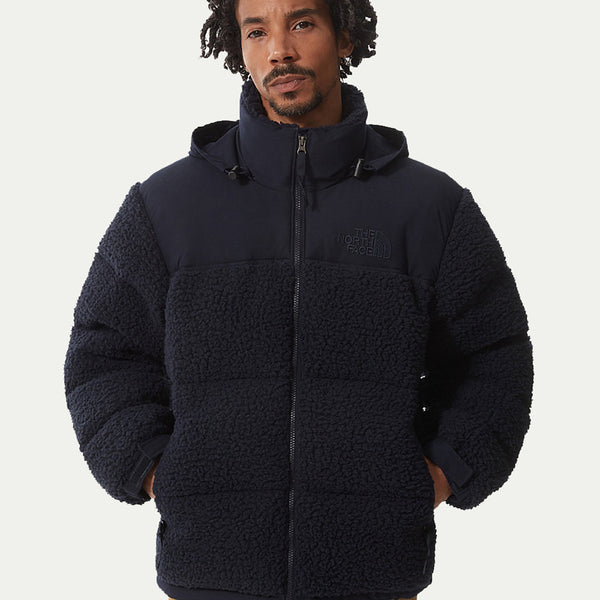 sherpa nuptse jacket aviator navy