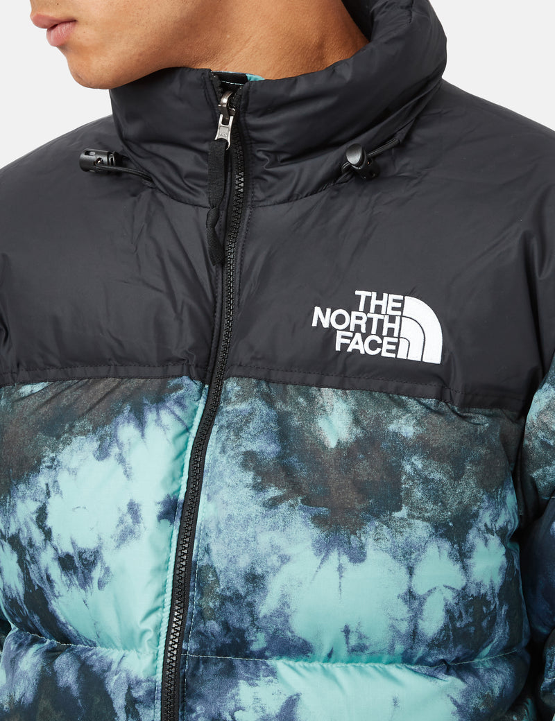 North Face 1996 プリント レトロ ヌプシ ジャケット - Wasabi Ice Dye