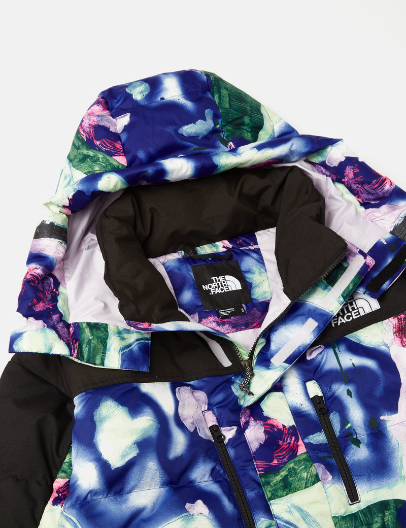 North Face x Alfie Kungu Himalayan Parka - Lapis Blue Snow Spider Large Print