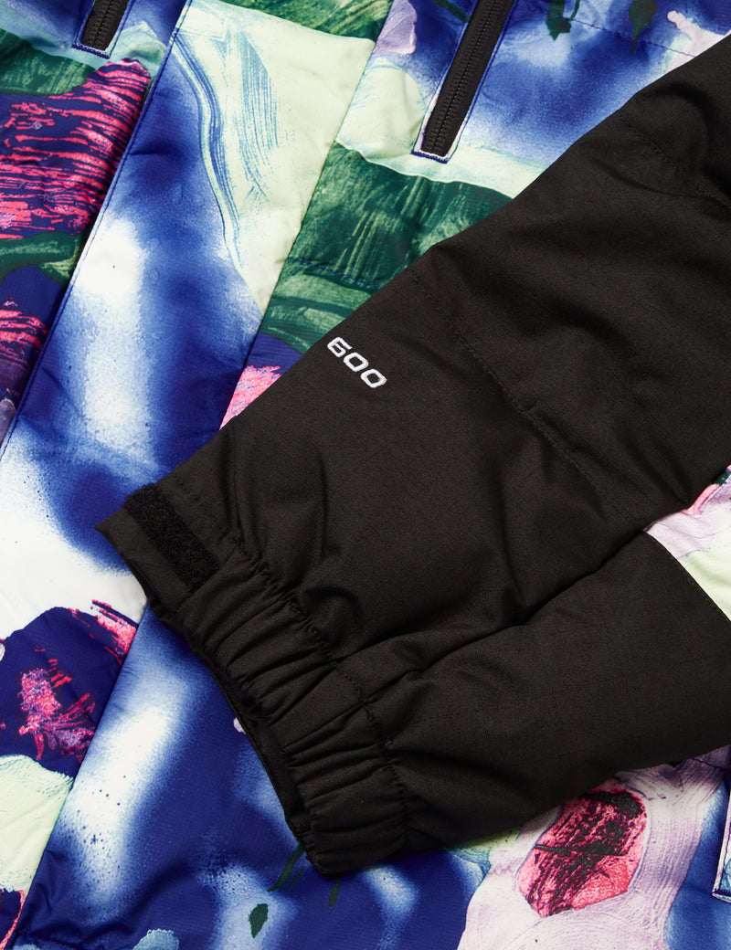 North Face x Alfie Kungu Himalayan Parka - Lapis Blue Snow Spider Large Print