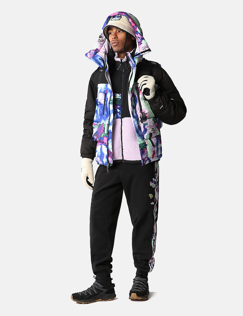 North Face x Alfie Kungu Himalayan Parka - Lapis Blue Snow Spider Large Print