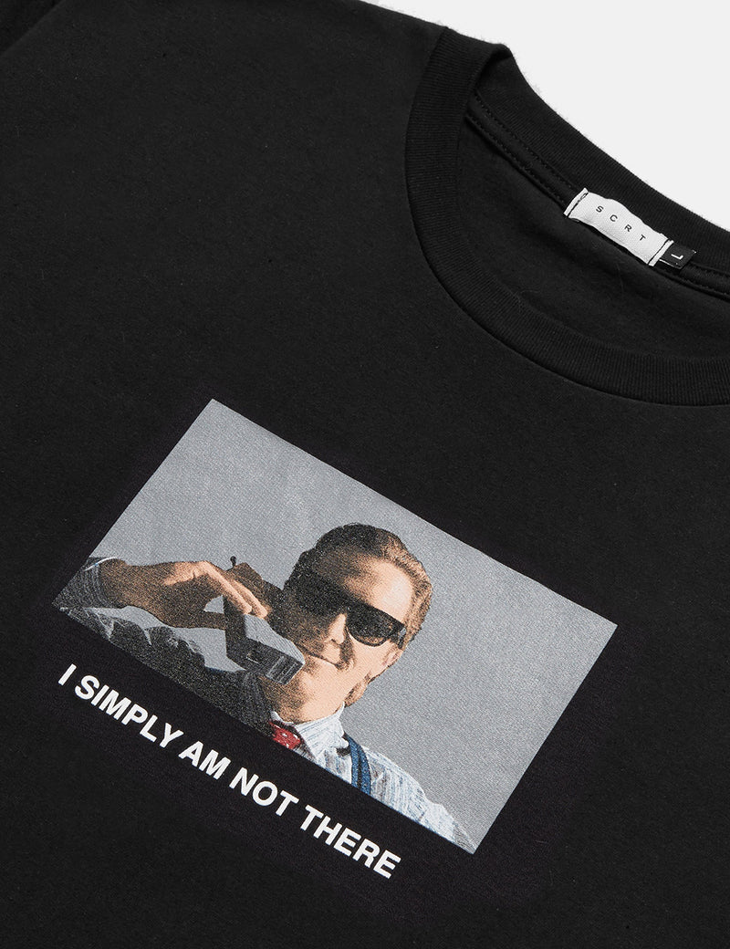 T-Shirt SCRT Not There - Noir