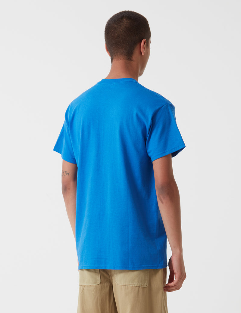 StuGaziスペースポケットTシャツ-ブルー