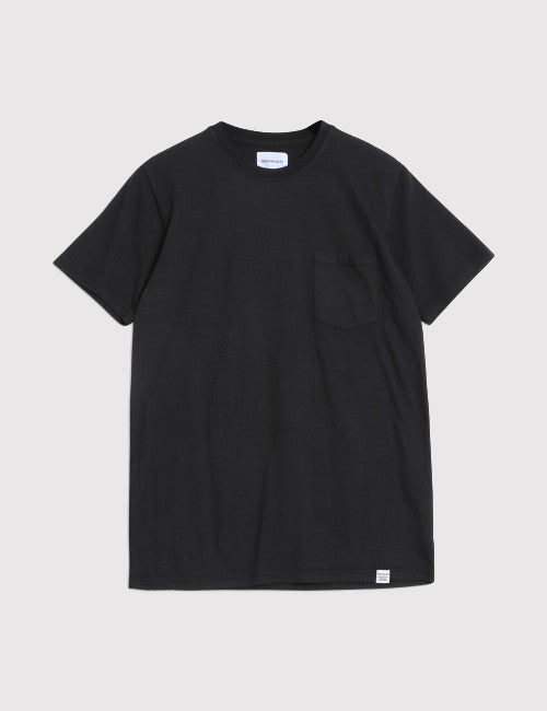 T-Shirt Norse Projects Niels Pocket Boucle - Noir