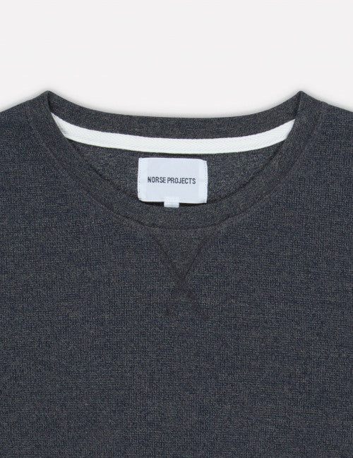 T-Shirt Norse Projects Niels Sport Waffle - Charcoal