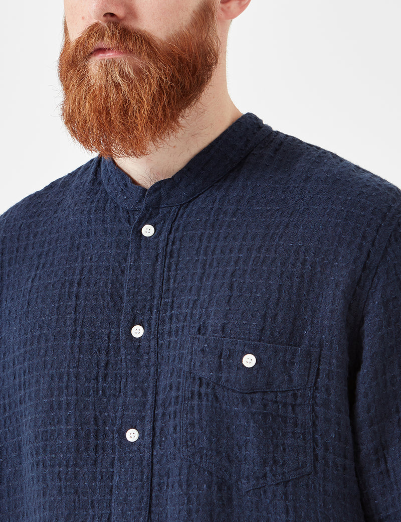 Human Scales Orvar Shirt - Navy Blue