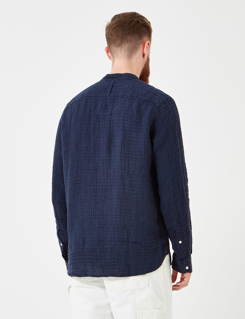 Human Scales Orvar Shirt - Navy Blue