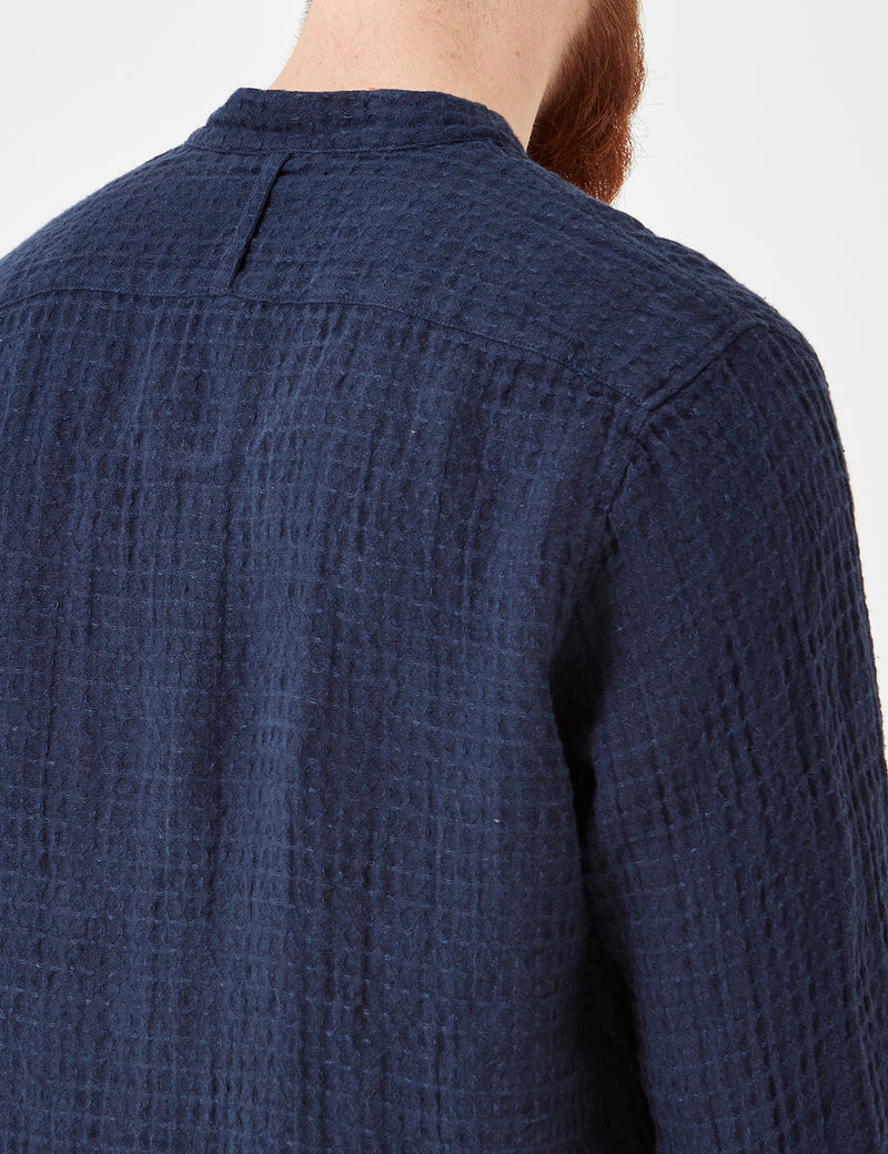 Human Scales Orvar Shirt - Navy Blue